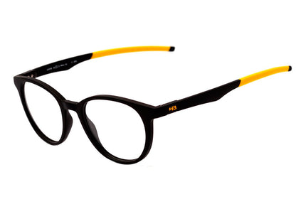 Óculos de Grau HB Polytech M 93156 Matte Black D. Yellow - 49 mm