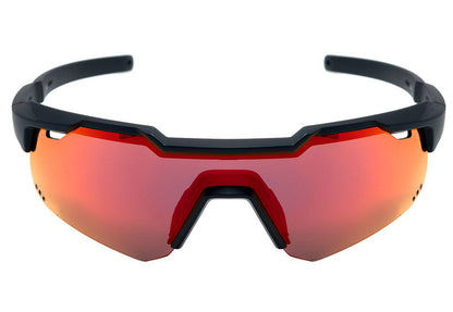 Óculos de Sol Hb Shield Matte Navy/ Multi Red Unico