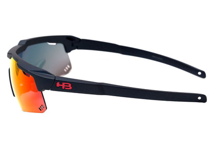 Óculos de Sol Hb Shield Matte Navy/ Multi Red Unico