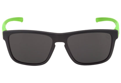 Óculos de Sol HB Teen H-Bomb Matte Black Lucky Green / Gray - Lente 4,9 cm