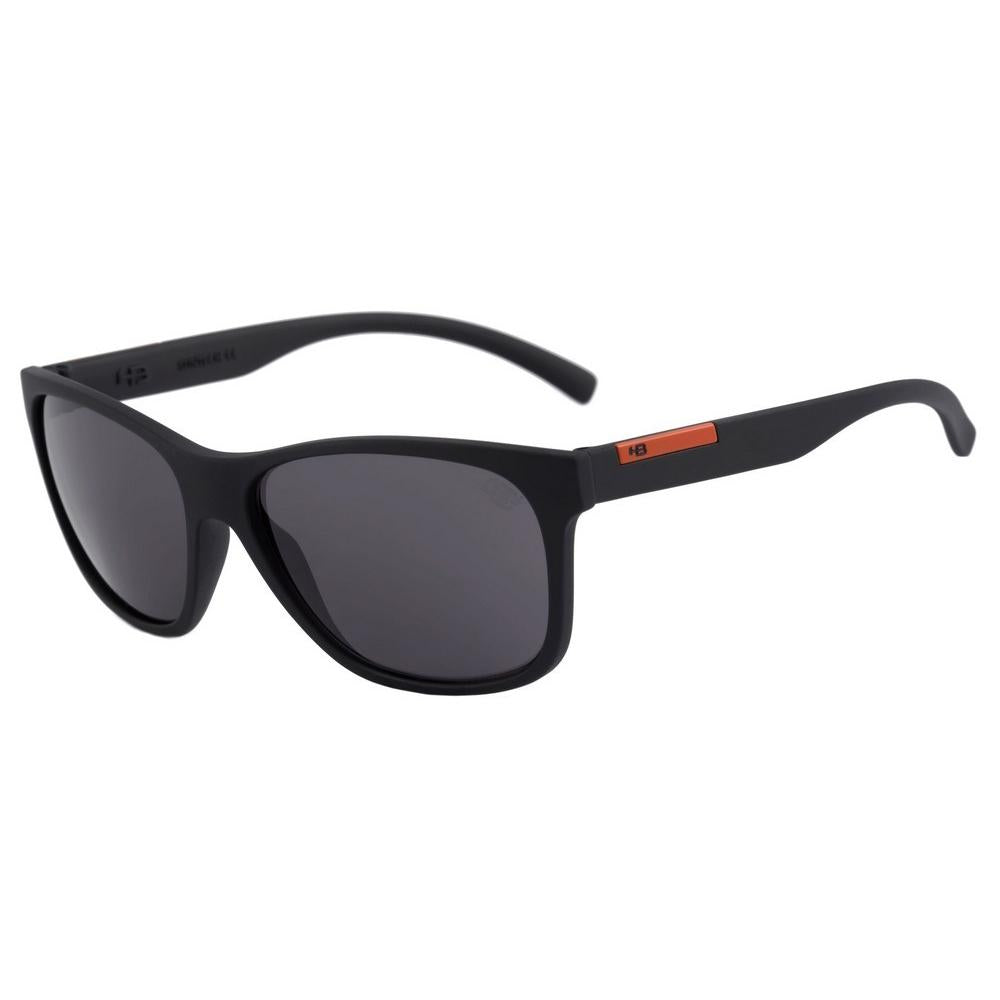 Óculos de Sol HB Underground Matte Black Wood / Gray Unico - 60 mm Matte Black D. Red/ Pink Espelhado
