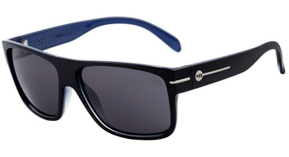Óculos de Sol HB Would Matte Graphite / Gray Unico - 60 mm Black On Blue/ Gray