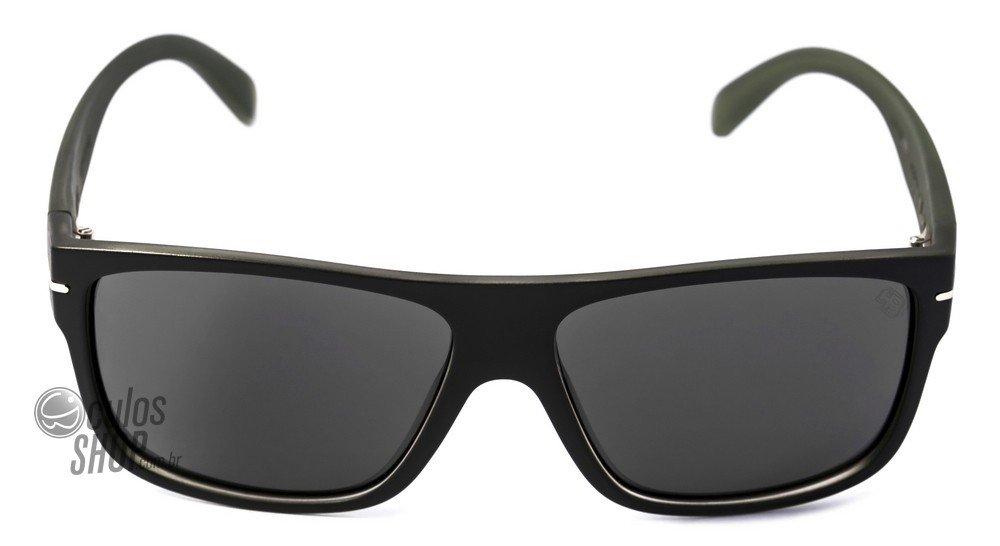 Óculos de Sol HB Would Matte Graphite / Gray Unico - 60 mm Matte Black Army/ Gray