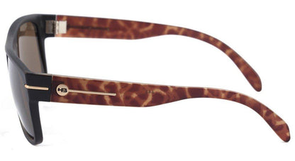Óculos de Sol Hb Would Matte Black Turtle/ Brown