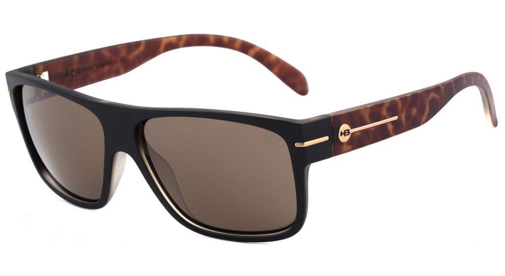 Óculos de Sol Hb Would Matte Black Turtle/ Brown