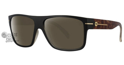 Óculos de Sol HB Would Matte Graphite / Gray Unico - 60 mm Matte Black Turtle/ Brown