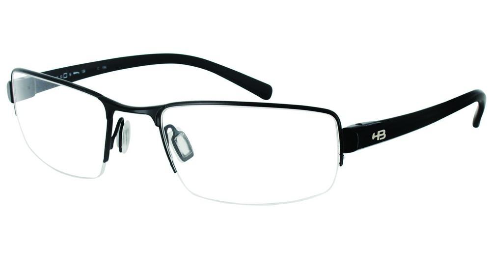 Óculos de Grau Hb Duotech M 93405 Black/ Gloss Black - Lente 5,3 Cm