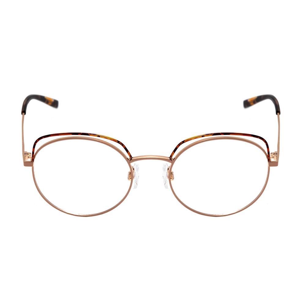 Hickmann Hi 1057 05A Dourado Brilho Lente 5,2 Cm  - Grau