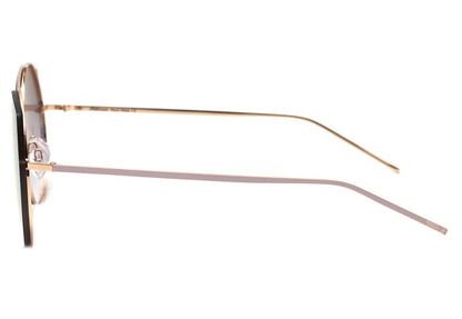 Óculos de Sol Hickmann Hi 3067 04A Dourado Brilho/ Rosa Espelhado Degradê 56 mm