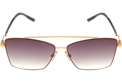 Hickmann HI 3074 04B Dourado Brilho / Rosa Espelhado Degradê - 62 mm  - Sol