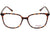 Óculos de Grau Hickmann Hi 4002 G21 Marrom Mesclado Brilho - Lente 5,2 Cm