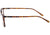 Óculos de Grau Hickmann Hi 4002 G21 Marrom Mesclado Brilho - Lente 5,2 Cm