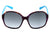 Óculos de Sol Hickmann Hi 5001 G24 Roxo Mesclado E Azul/ Preto Degradê