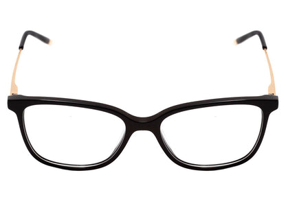 Óculos de Grau Hickmann HI 6048  A01 Preto E Dourado Brilho - 55 mm