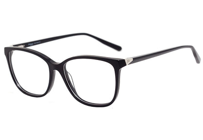 Óculos de Grau Hickmann HI 6073 A01 Preto Brilho - Lente 5,3 cm