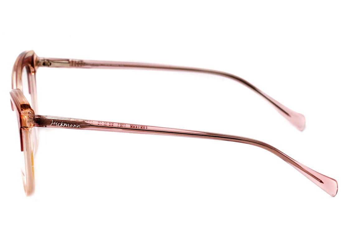 Hickmann HI 6132 B H01 Marrom Brilho e Translúcido Fosco - 53 mm H04 Rosa Translúcido Brilho E Nude Fosco 53 mm