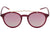 Óculos de Sol Hickmann HI 9047 A01 Preto e Prata Brilho / Azul Espelhado - Lente 5,1 cm T02 Vinho E Dourado Brilho/ Rosa Degradê Espelhado - Lente 5,1 Cm