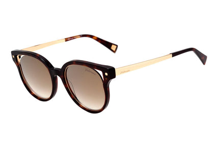 Hickmann HI 9073 G21 Marrom Mesclado Brilho / Dourado Espelhado Degradê - 51 mm
