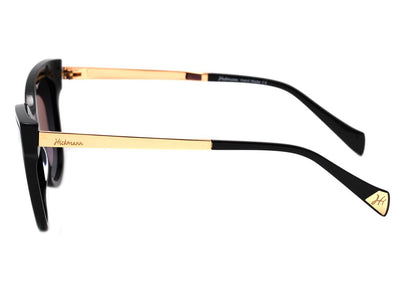 Óculos de Sol Hickmann Hi 9082 T01 Marrom Translúcido Brilho/ Marrom Degradê 62 mm