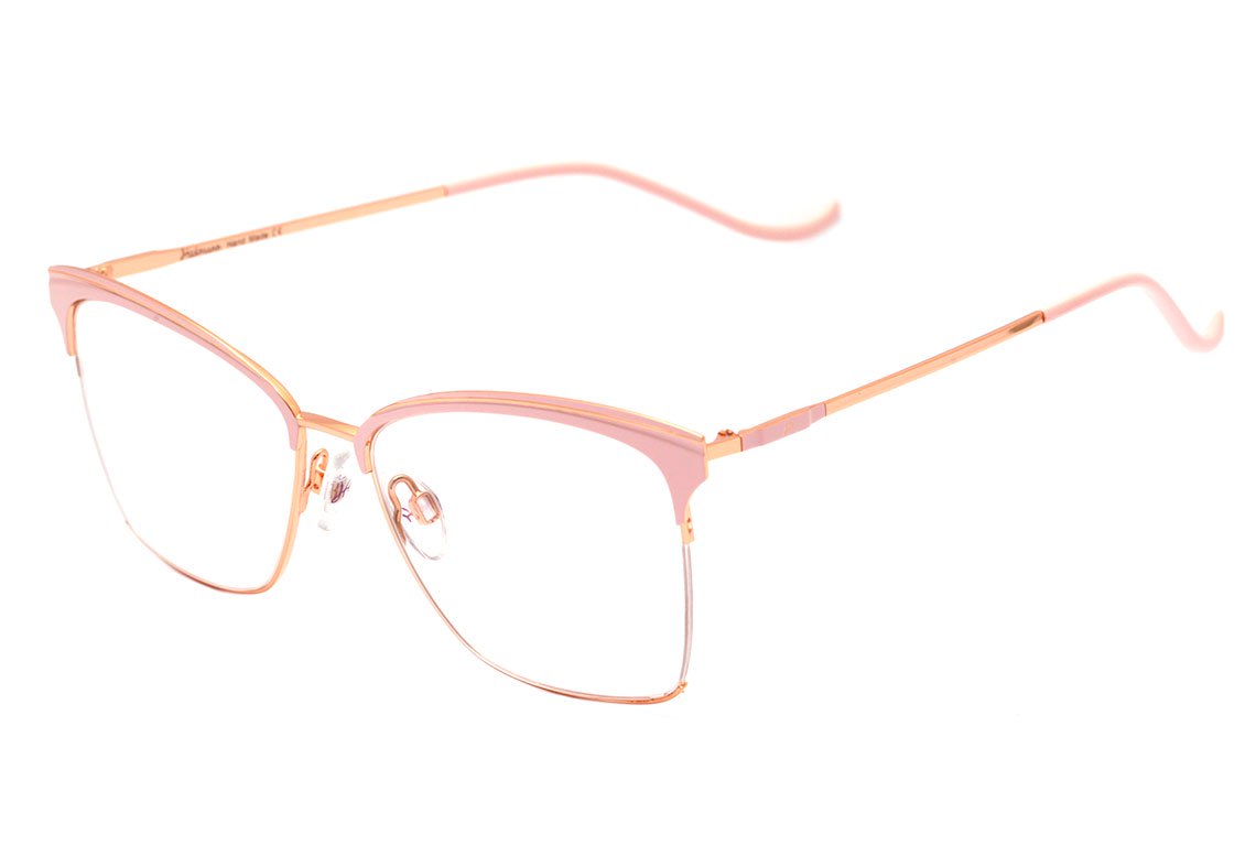 Hickmann Hi 1056 05AB Rosa Fosco e Dourado Brilho 55 mm