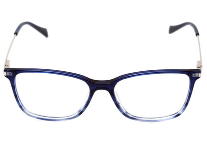 Hickmann HI 6117 C02 Azul Translúcido e Prata Brilho - 53 mm  - Grau