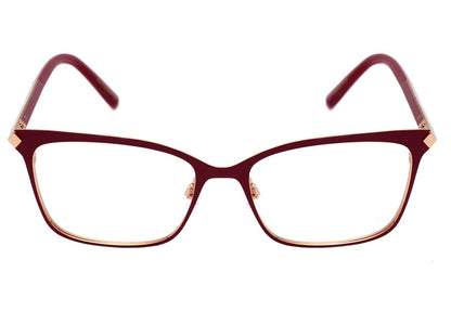 Ana Hickmann AH 1329 07B Vermelho e Dourado Brilho - Lente 5,2 cm  - Grau