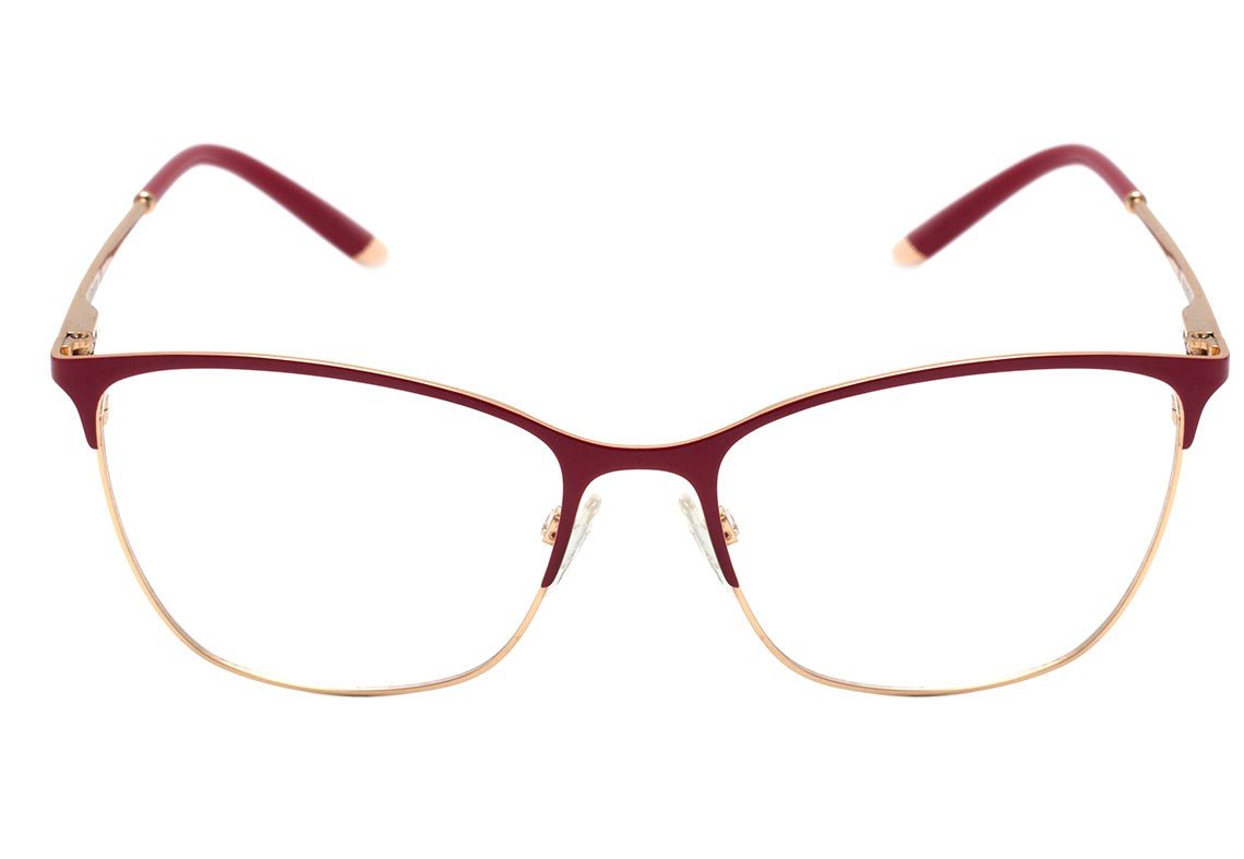 Óculos de Grau Ana Hickmann Ah 1351 Ana Hickmann Ah 1351 07A Vermelho E Dourado Brilho - Lente 5,4 Cm