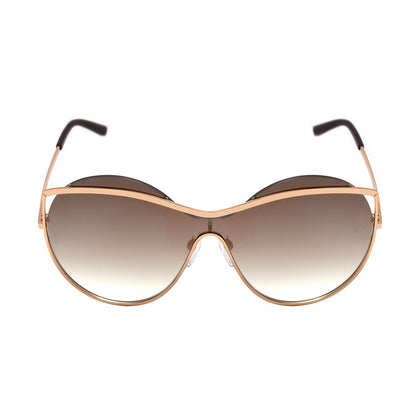 Óculos de Sol Ana Hickmann AH 3182 04A Dourado Brilho/ Dourado Degradê Espelhado