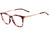 Óculos de Grau Ana Hickmann Ah 6269 Ana Hickmann Ah 6269 E03 Vermelho Mesclado E Dourado Brilho - Lente 5,3 Cm