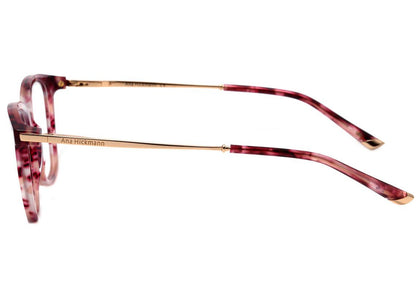 Óculos de Grau Ana Hickmann Ah 6269 Ana Hickmann Ah 6269 E03 Vermelho Mesclado E Dourado Brilho - 53 mm