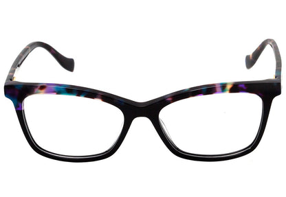 Ana Hickmann AH6335 C01 Preto e Marrom Mesclado Brilho - Grau - 54 mm