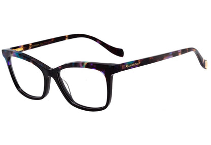 Ana Hickmann AH6335 C01 Preto e Marrom Mesclado Brilho - Grau - 54 mm