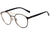 Óculos de Grau Atitude At 1631 09A Preto Fosco E Dourado E Preto Brilho - Lente 5,2 Cm