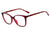 Óculos de Grau Atitude At 6180 T01 Vermelho Translúcido Brilho - Lente 5,2 Cm