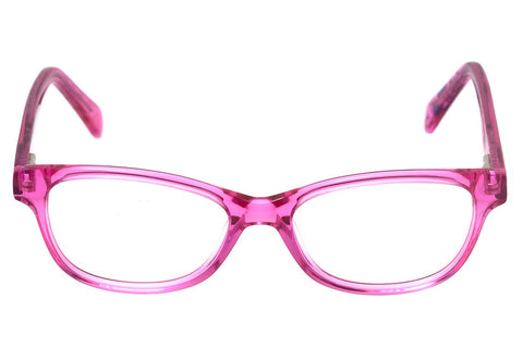 Óculos de Grau Atitude Kids AT 7073 C01 Rosa Translúcido - Lente 4,7 cm