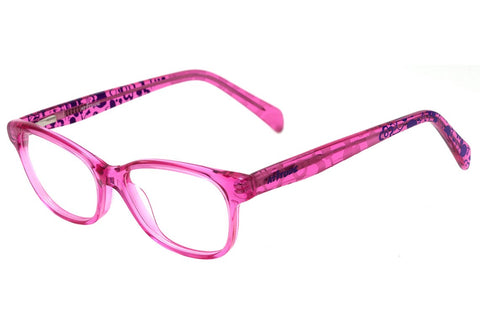 Óculos de Grau Atitude Kids AT 7073 C01 Rosa Translúcido - Lente 4,7 cm
