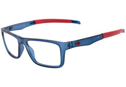 Óculos de Grau HB Polytech M 93119 Matte Graphite D. Red - Lente 5,3 cm Matte Ultramarine Lente 5,3 Cm
