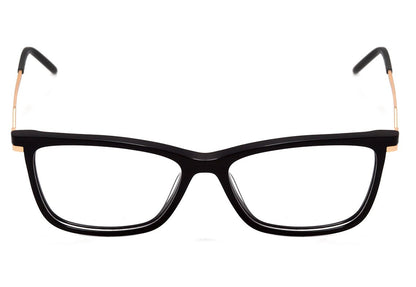 Óculos de Grau Hickmann HI 6100 A01 Preto E Dourado Brilho - 54 mm