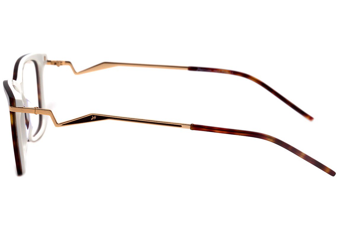 Hickmann HI 6100 G21 Marrom Mesclado e Branco - Lente 5,4 cm  - Grau