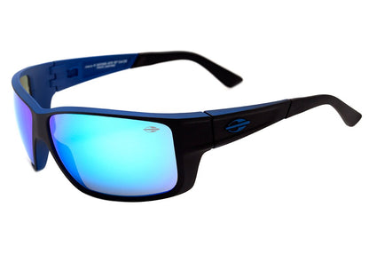Mormaii Joaca III Azul Fosco / Azul Espelhado Unico - Lente 7,1 cm  - Sol