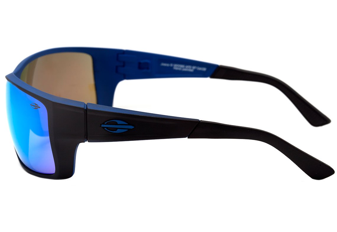 Mormaii Joaca III Azul Fosco / Azul Espelhado Unico - Lente 7,1 cm  - Sol