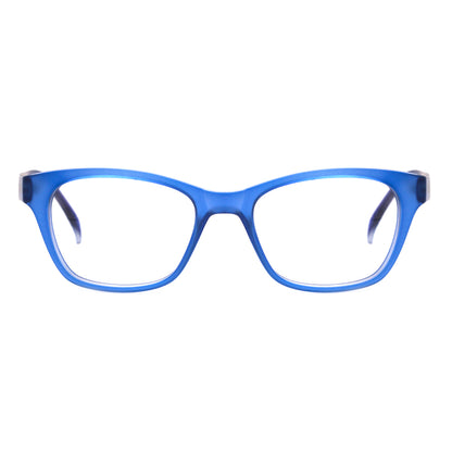 Óculos Secret 053 Matte Glassy Blue Lente 4,9 cm  - Grau