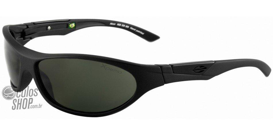 Óculos de Sol Mormaii Alcor Xperio Polarizado Preto Fosco/ Verde G-15 Polarizado