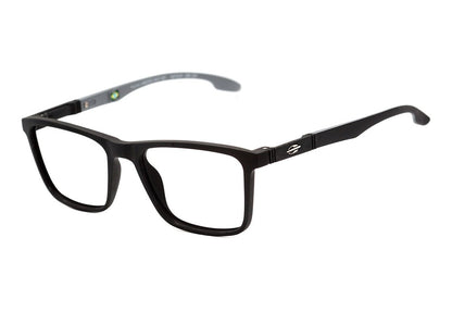 Mormaii Asana Preto e Cinza Fosco - Lente 5,2 cm  - Grau