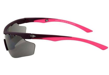 Óculos de Sol Mormaii Athlon III Roxo e Rosa Fosco / Preto Espelhado - Lente 16,1 cm