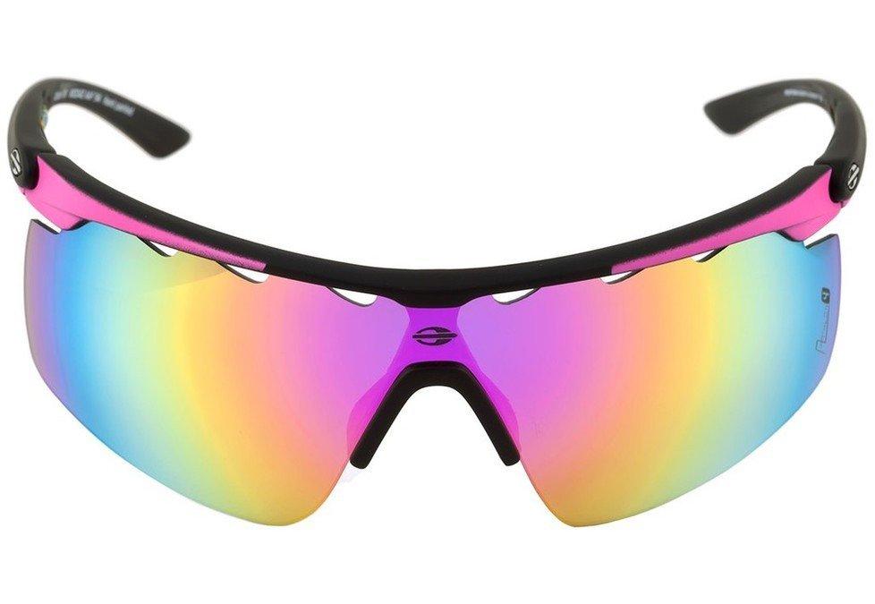 Mormaii Athlon IV Preto e Rosa Fosco / Rosa e Amarelo Espelhado - Lente 16,8 cm  - Sol