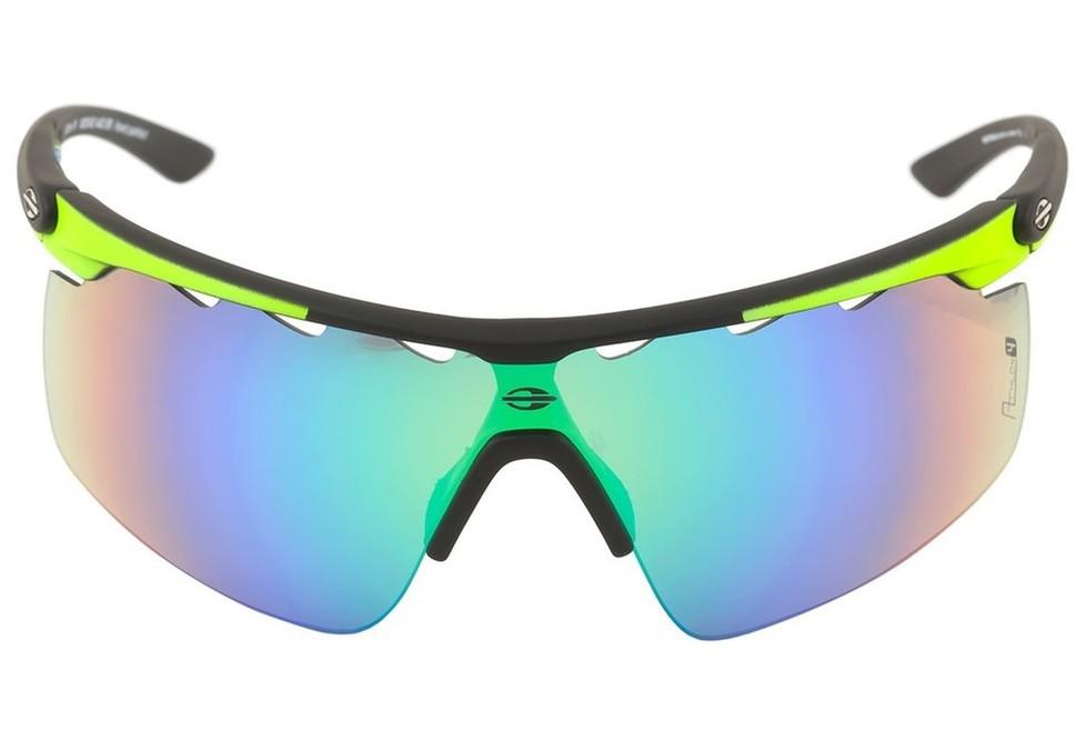 Mormaii Athlon IV Preto e Verde Fosco / Verde e Azul Espelhado - Lente 16,8 cm  - Sol