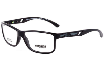 Óculos de Grau Mormaii Atlântico Preto Brilho - Lente 5,7 cm