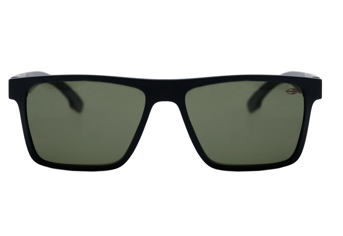 Óculos de Sol Mormaii Banks Cinza e Verde Fosco / Verde G15 Unico - Lente 5,4 cm