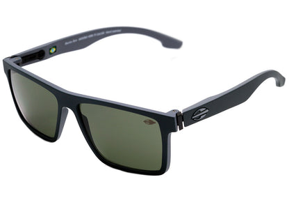 Óculos de Sol Mormaii Banks Cinza e Verde Fosco / Verde G15 Unico - Lente 5,4 cm